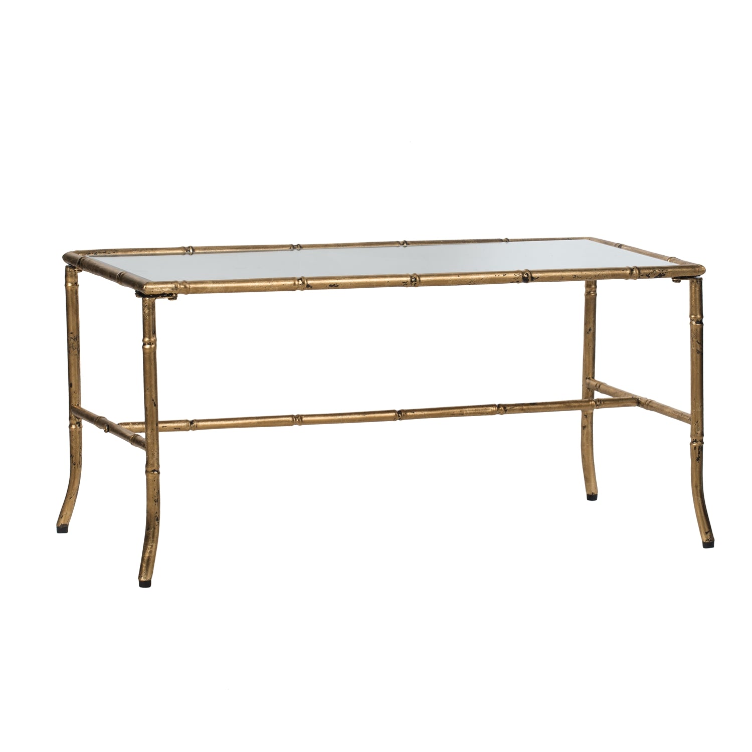 36x16x16.5" Antique Gold Coffee Table