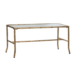 36x16x16.5" Antique Gold Coffee Table