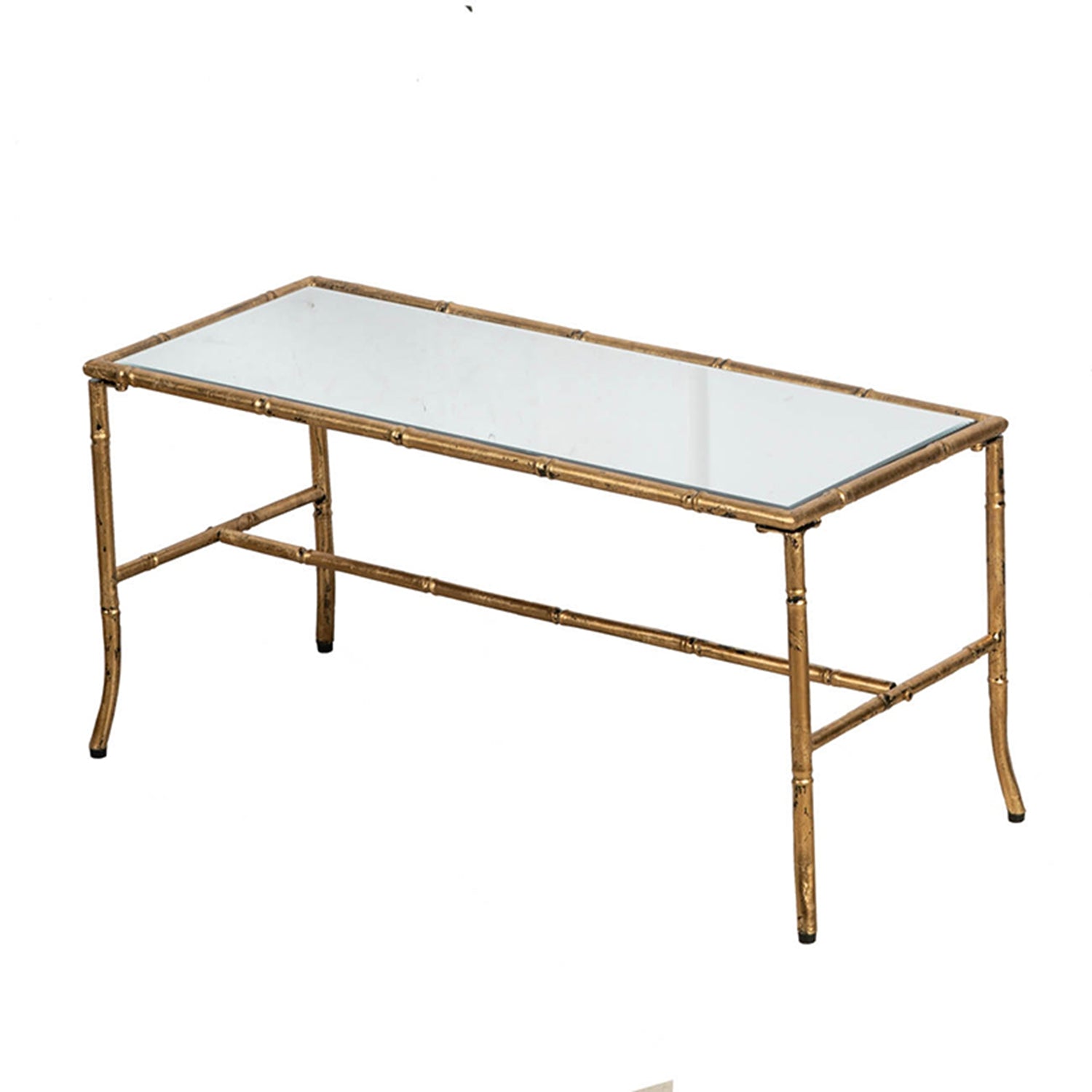 36x16x16.5" Antique Gold Coffee Table