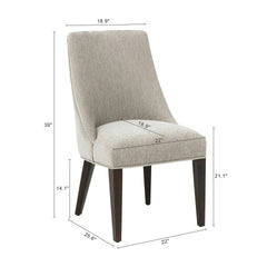 Dining Chair - Set of 2 in Taupe