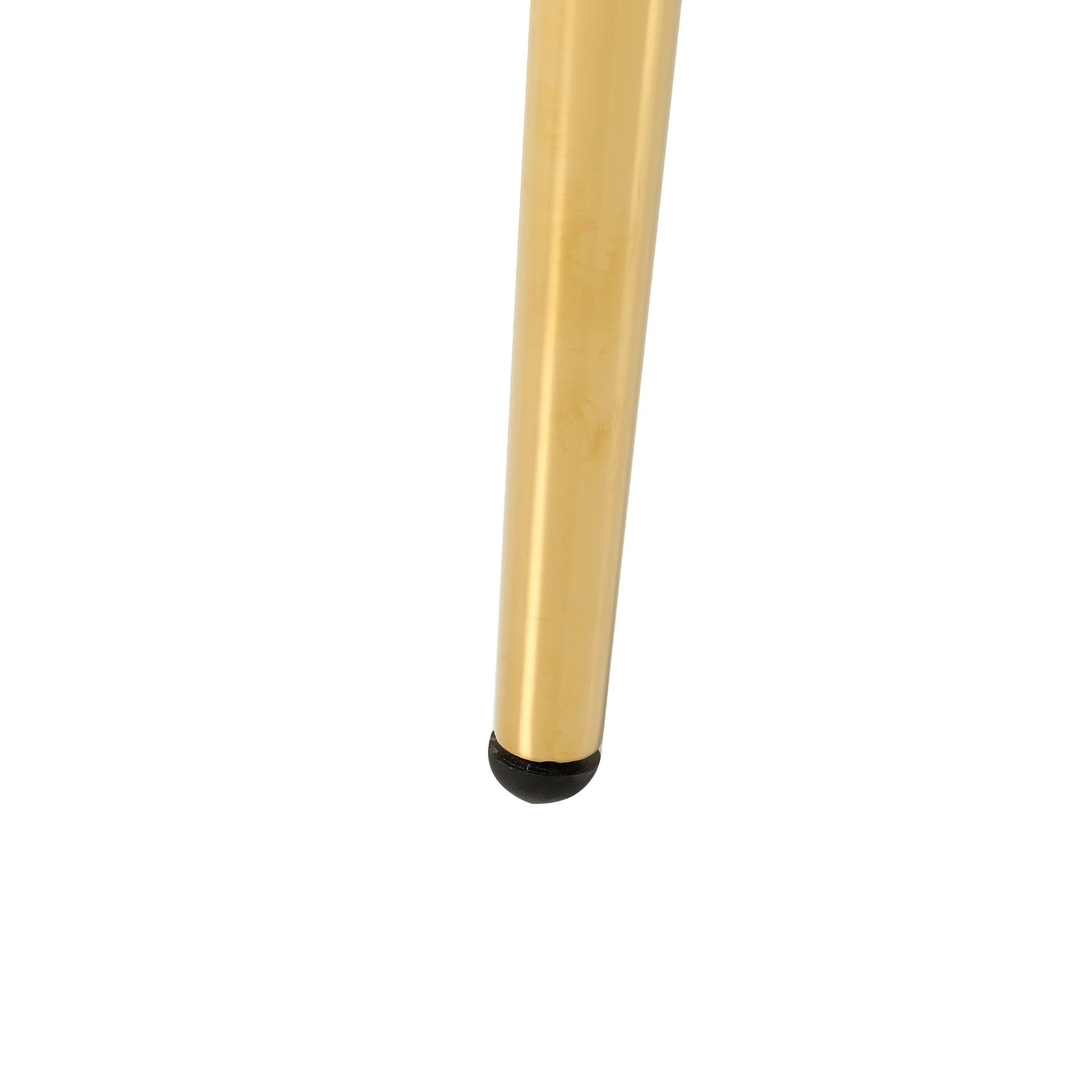 Modern simple black velvet dining chair, family bedroom stool back student table chair, gold-plated metal chair legs, suitable for dining room kitchen bedroom (set of 2)