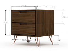 Nightstand in Chestnut Brown