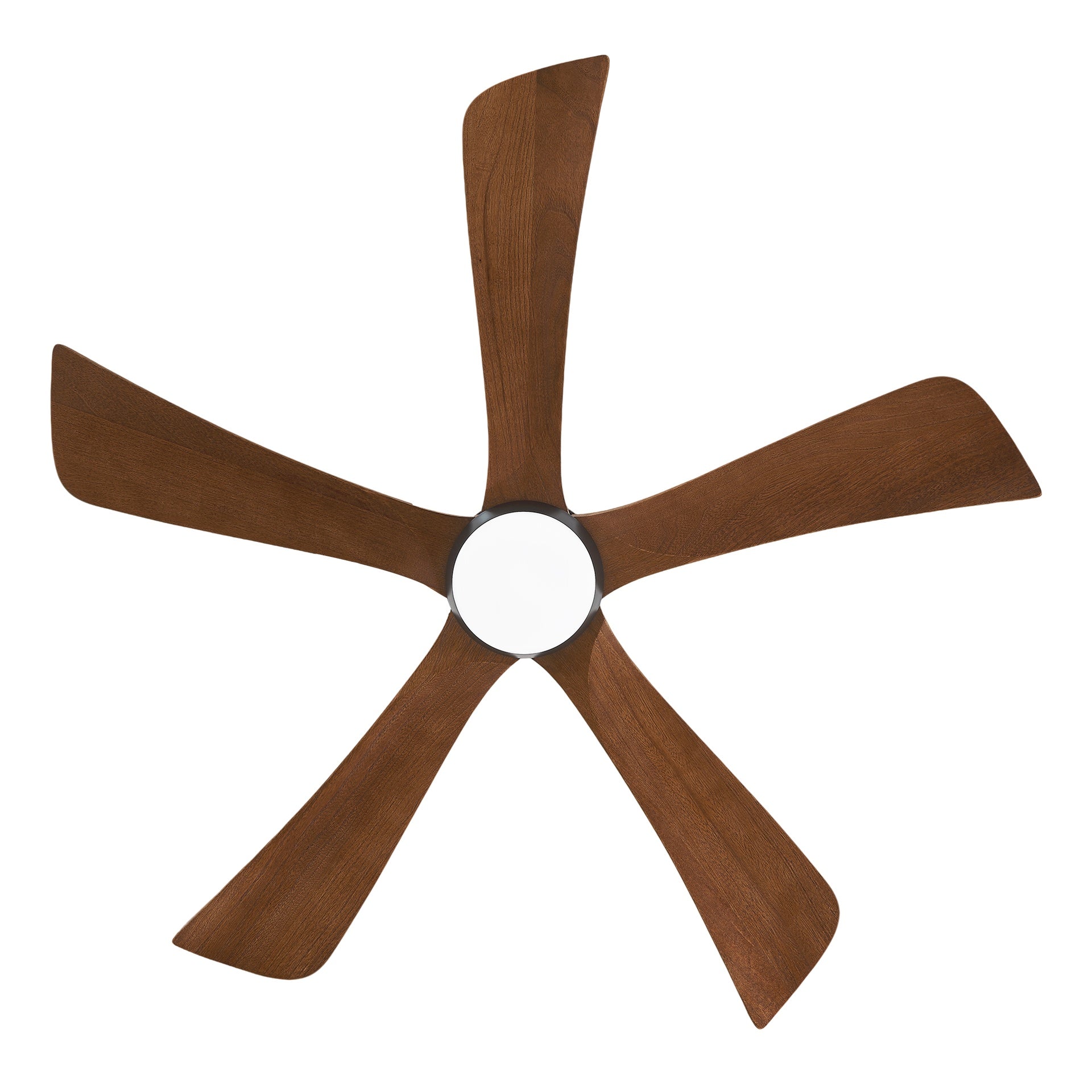 42" 5PCS  Solid Wood Blades Ceiling Fan with Lights Remote Control,Quiet DC Motor 5 Blade Ceiling Fans 6 Speed Levels,Reversible Ceiling Fan,for Patio Living Room, Bedroom, Office,Indoor.(Matte Black)