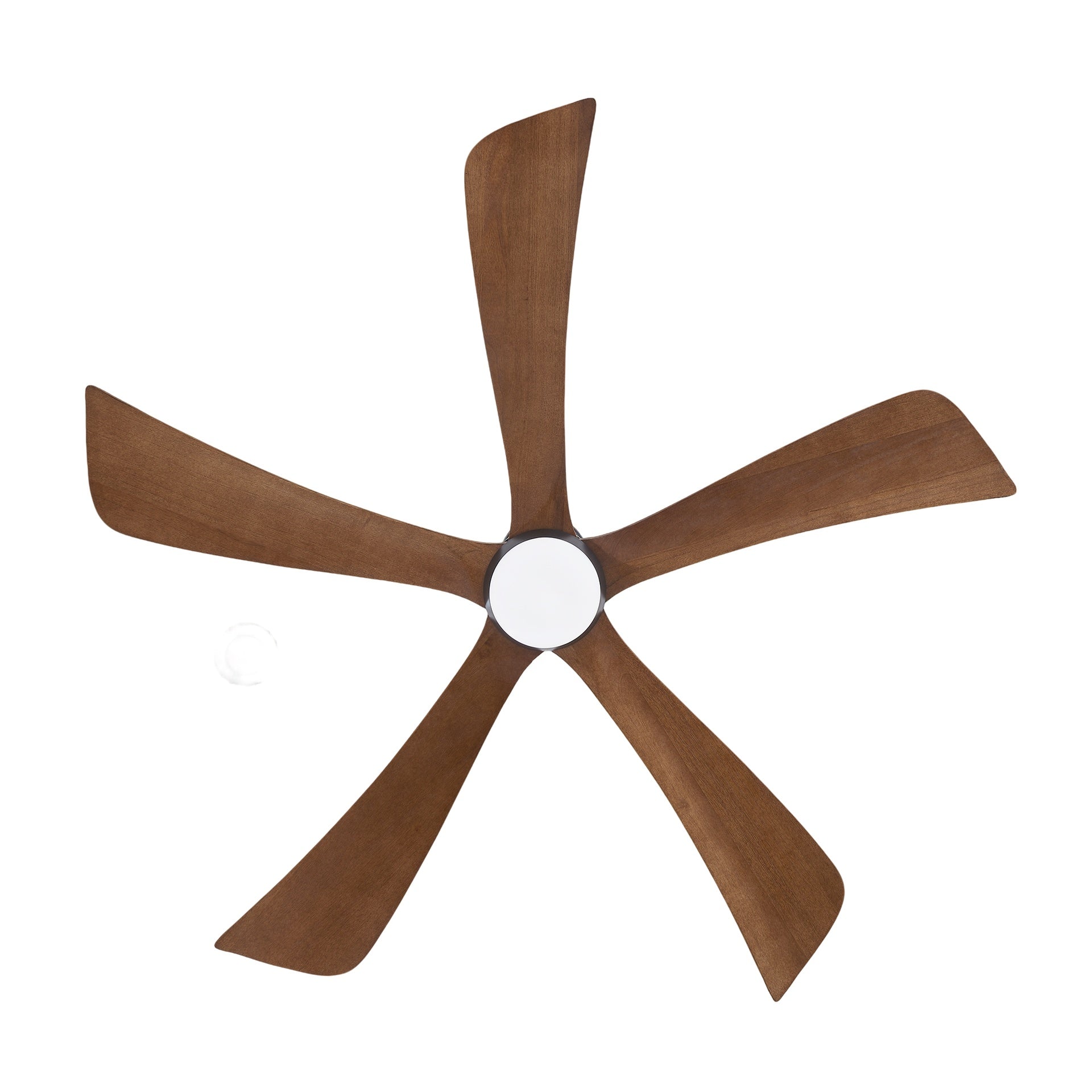 52" 5PCS  Solid Wood Blades Ceiling Fan with Lights Remote Control,Quiet DC Motor 3 Blade Ceiling Fans 6 Speed Levels,Reversible Ceiling Fan,for Patio Living Room, Bedroom, Office,Indoor.(Matte Black)
