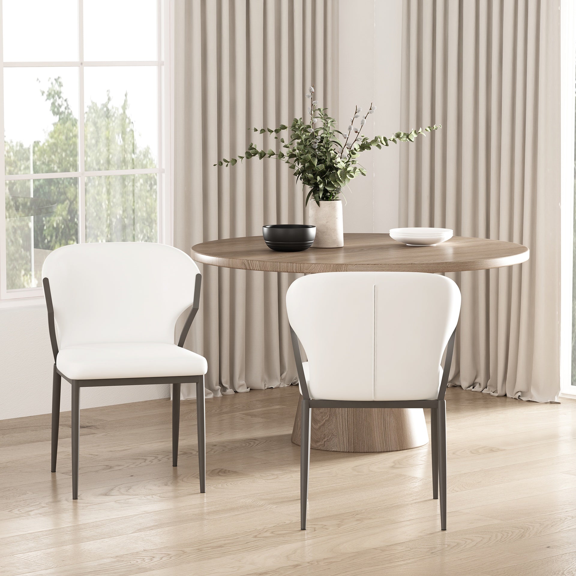 Dining Chair - Set of 2 in White