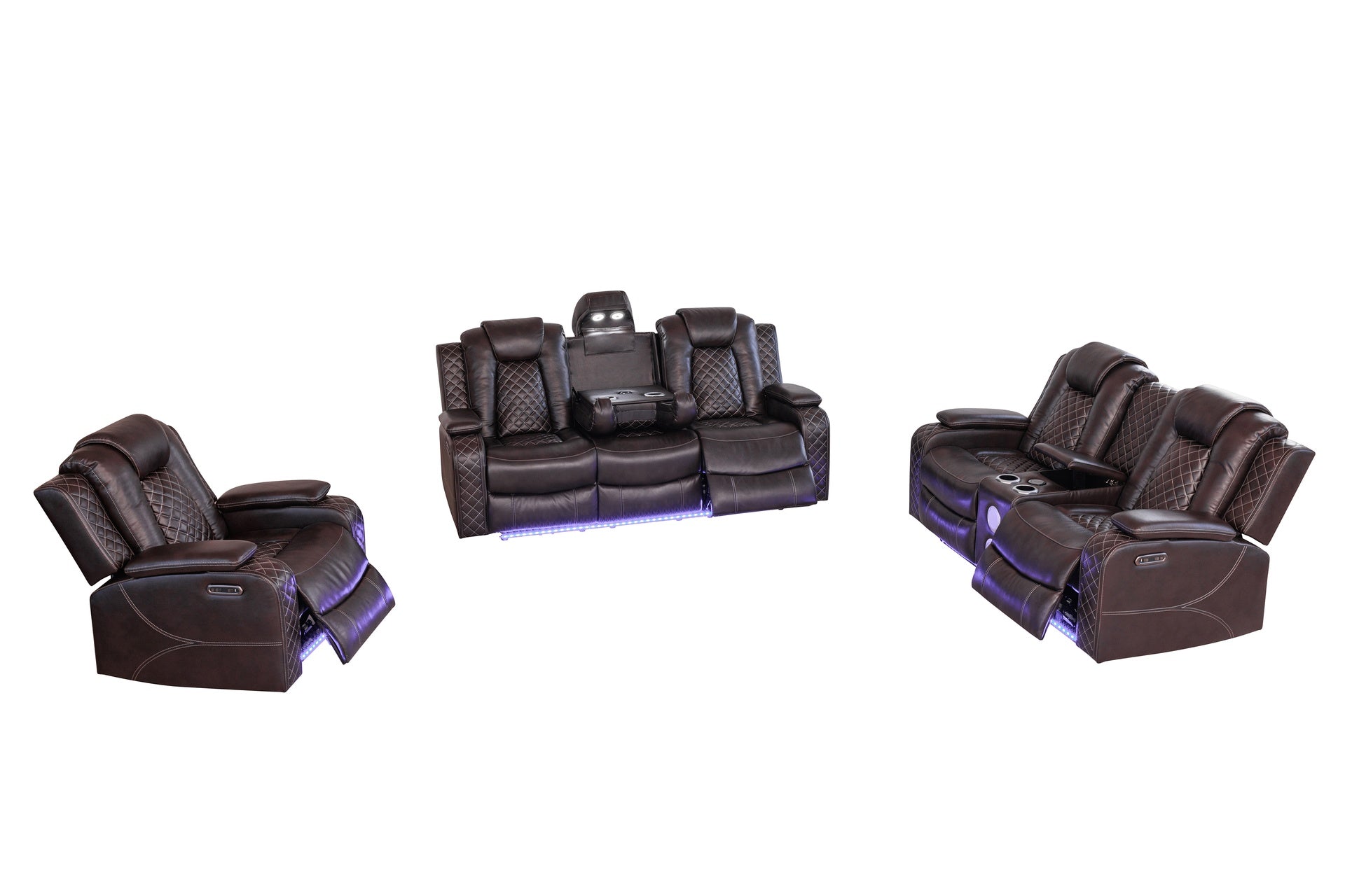 VioletGlow Home Theater Seating