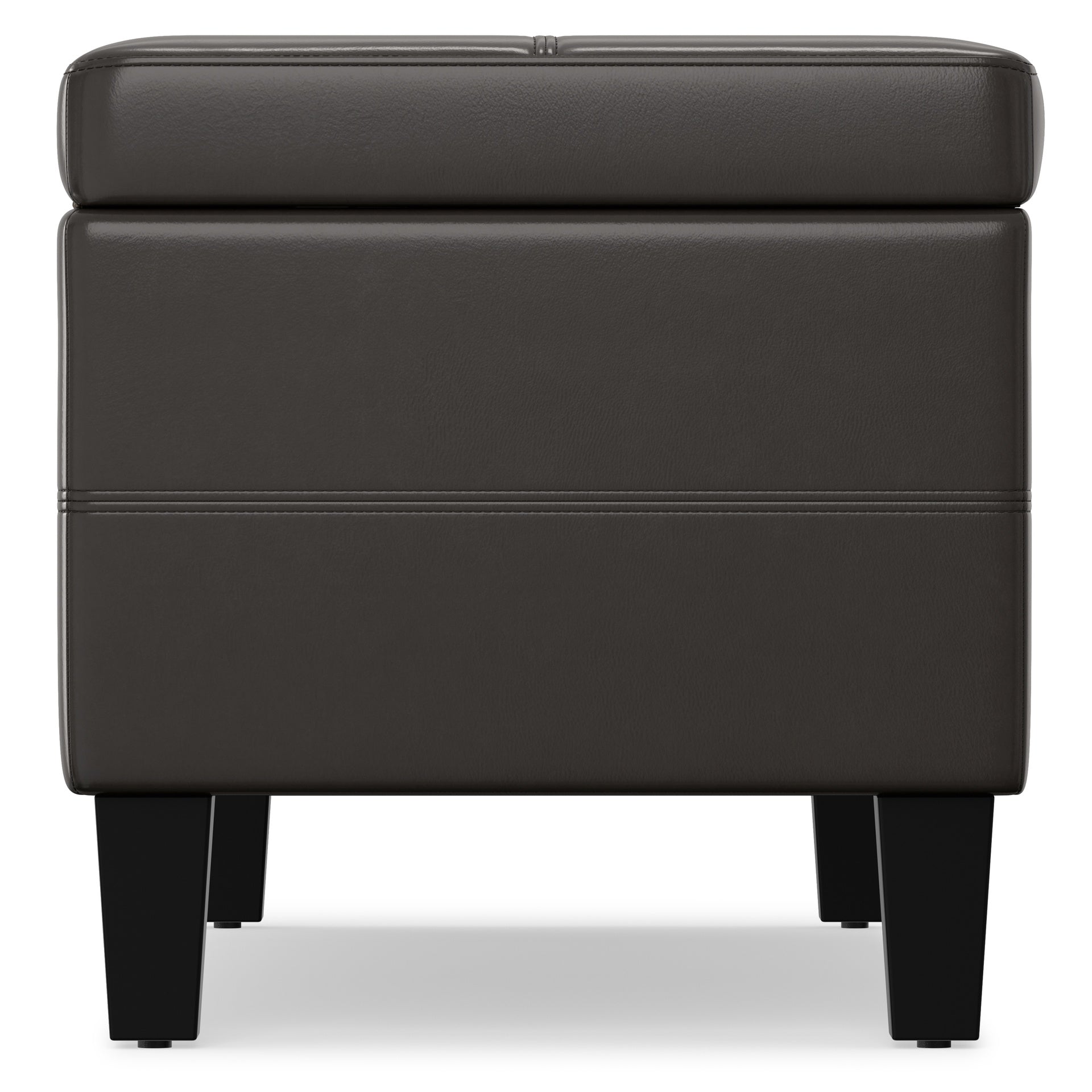 Afton - Storage Ottoman Bench - Tanners Brown