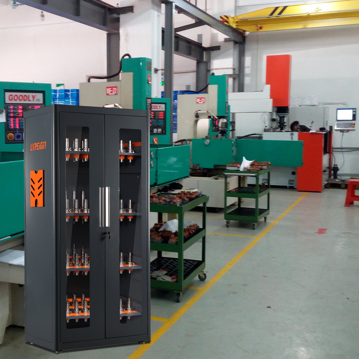CNC tool cabinet CNC tool holder storage system for cat30 hsk63 hsk100