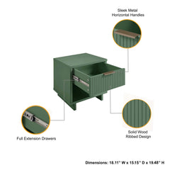 Nightstand in Sage Green