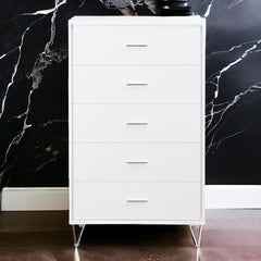 Deoss White Finish Chest