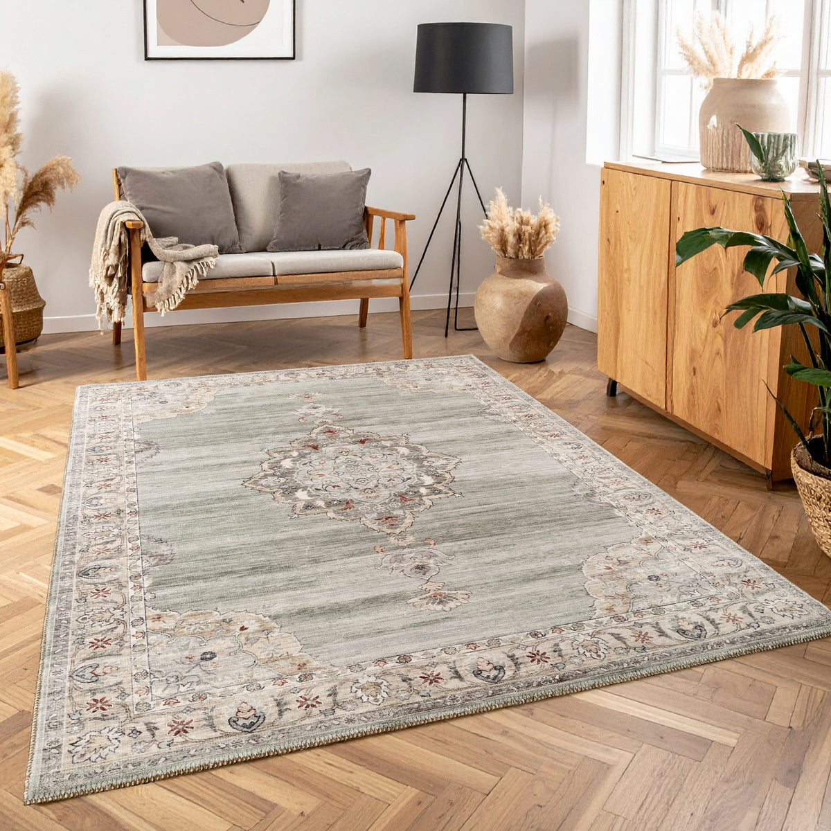 Majestic GC_RYL1007 Green 9 ft. 2 in. x 12 ft. 6 in. Area Rug
