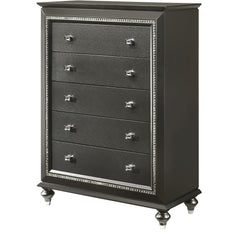 Kaitlyn Metallic Gray Finish Chest