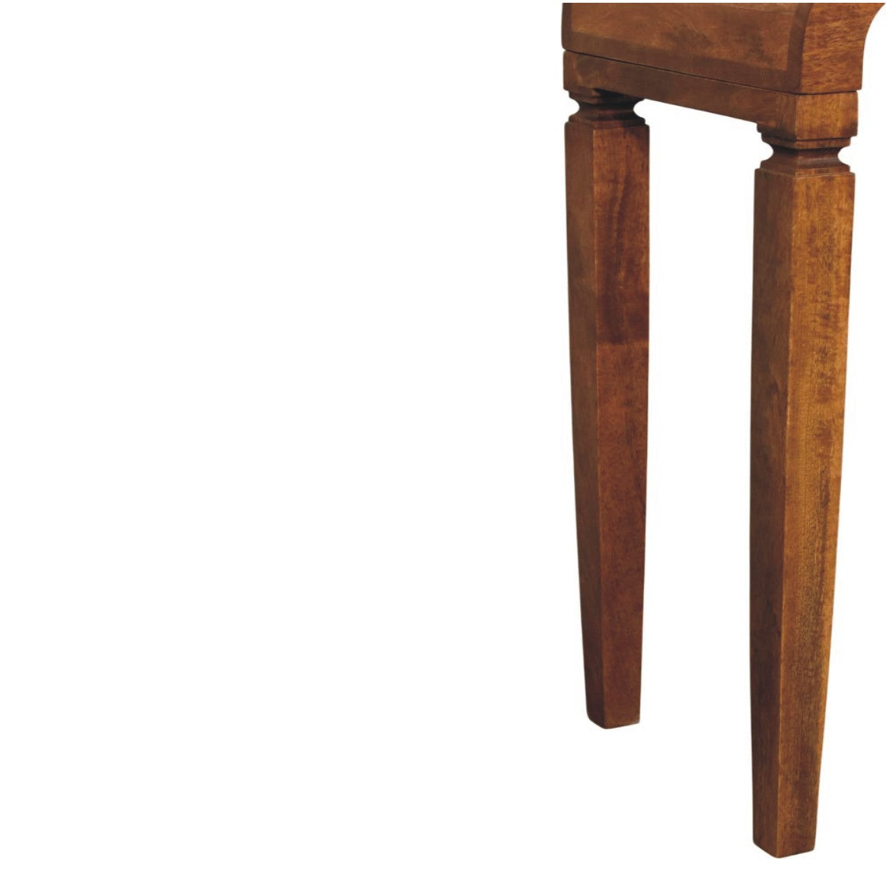 Solid Wood Arcus Console Table,Brown