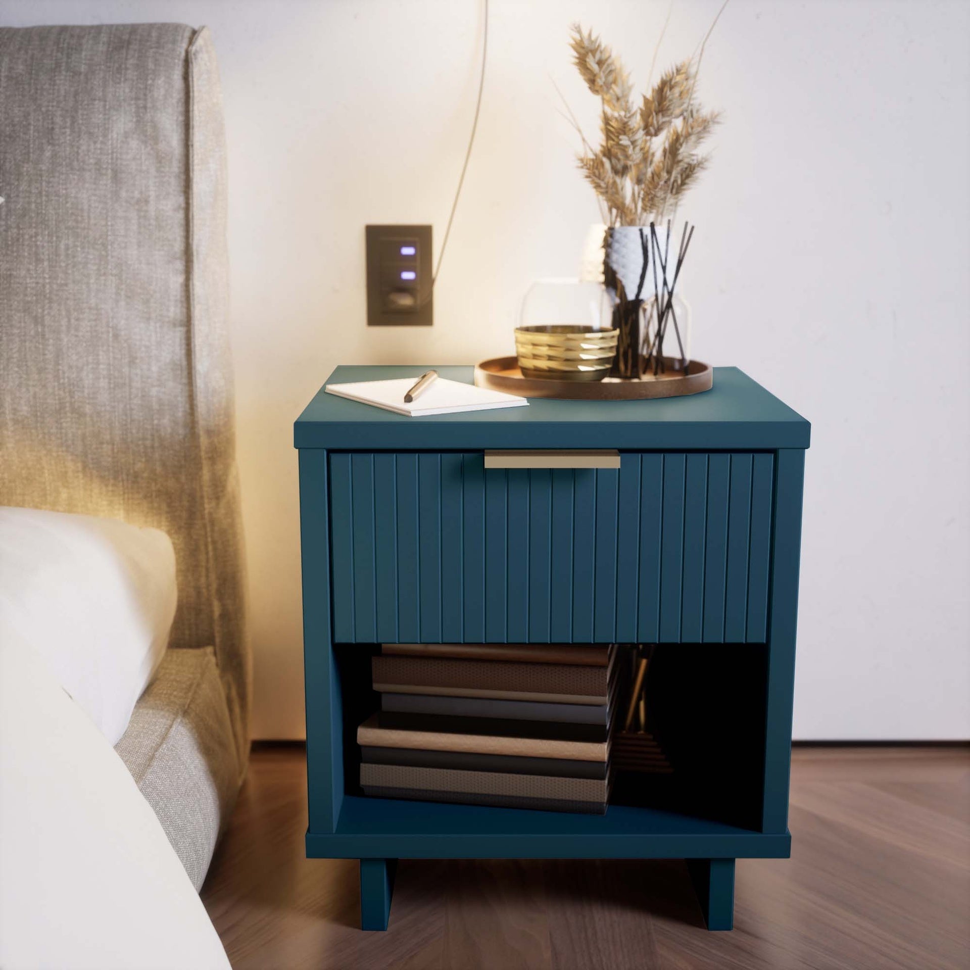 Nightstand in Midnight Blue