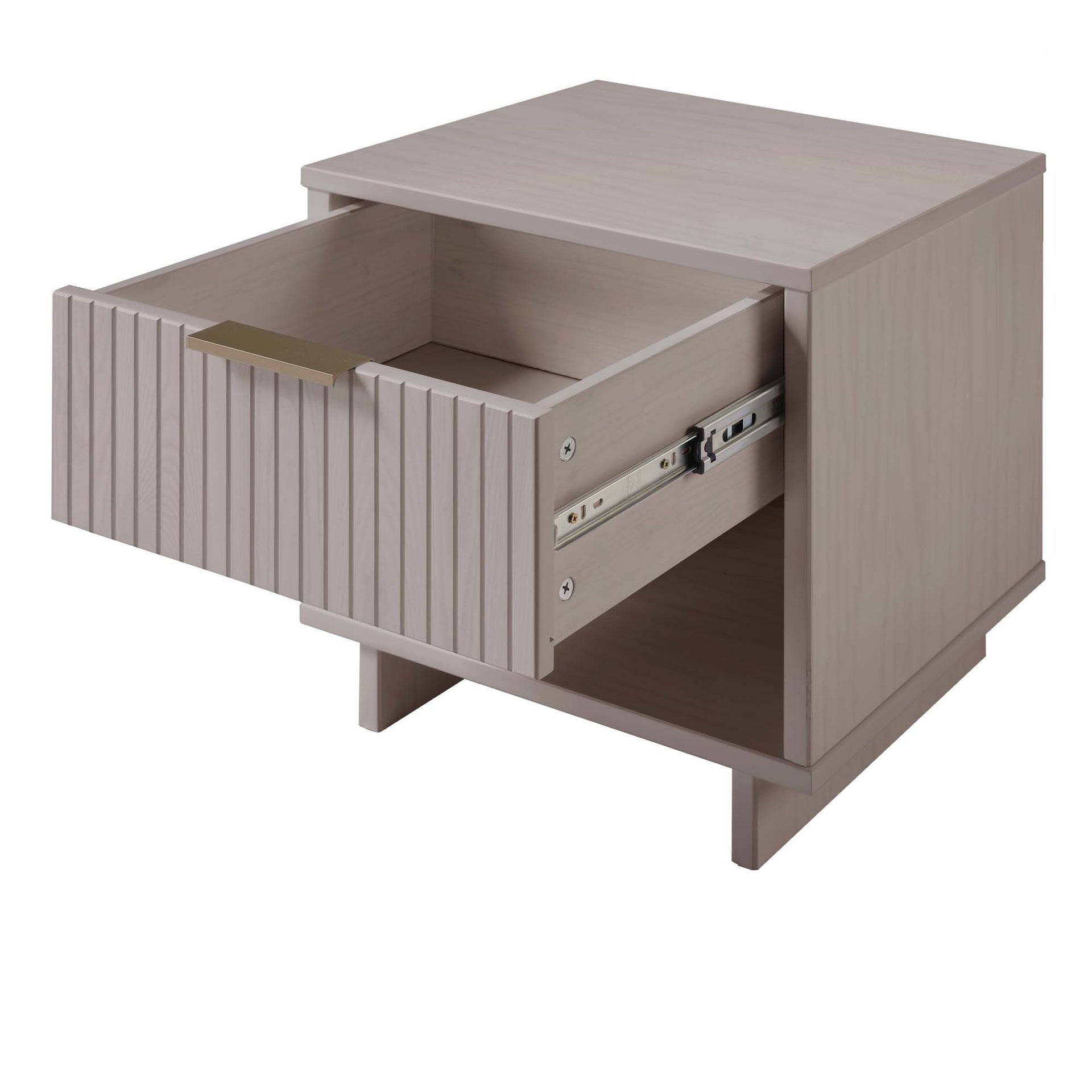 Nightstand in Light Gray