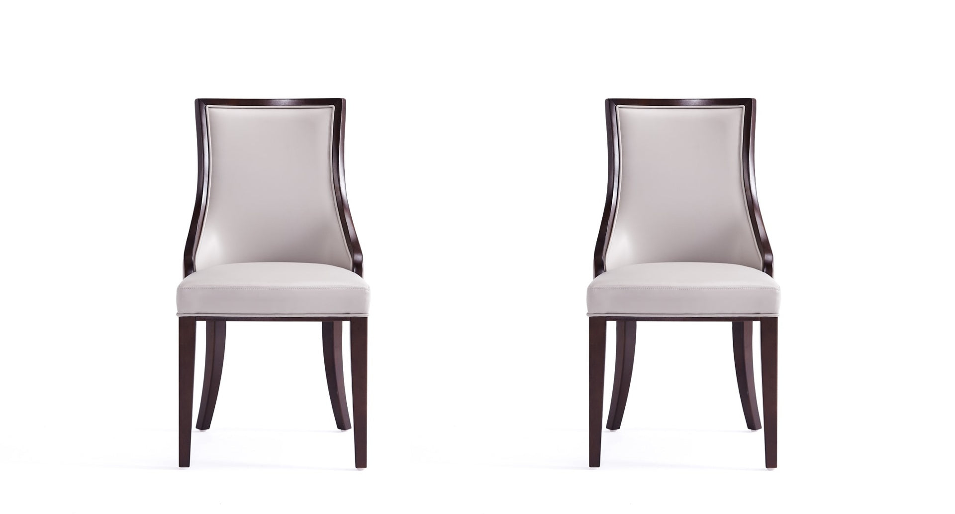 Dining Chair - Set of 2 in Light Gray