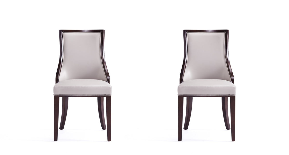 Dining Chair - Set of 2 in Light Gray