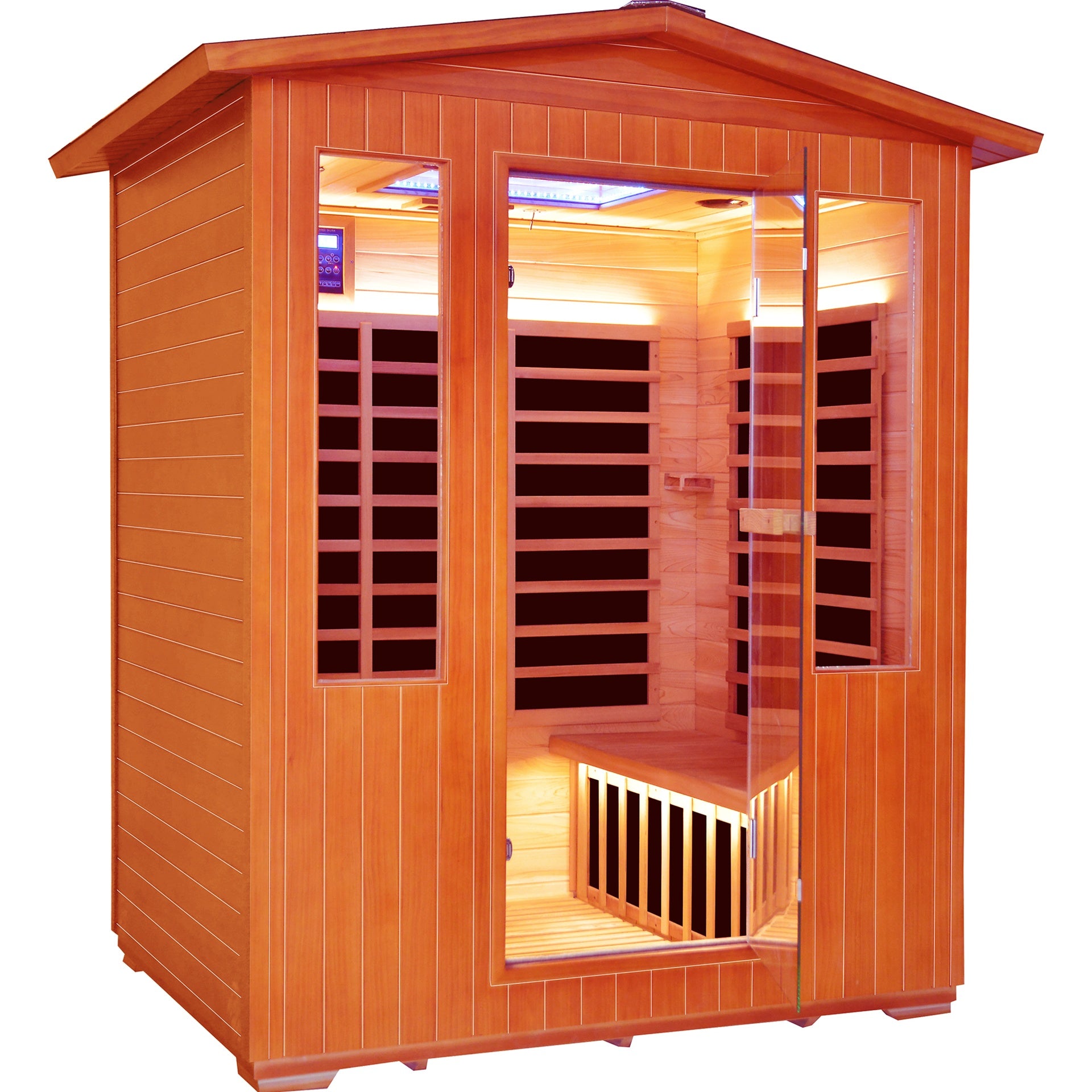 3-4 person outdoor sauna room