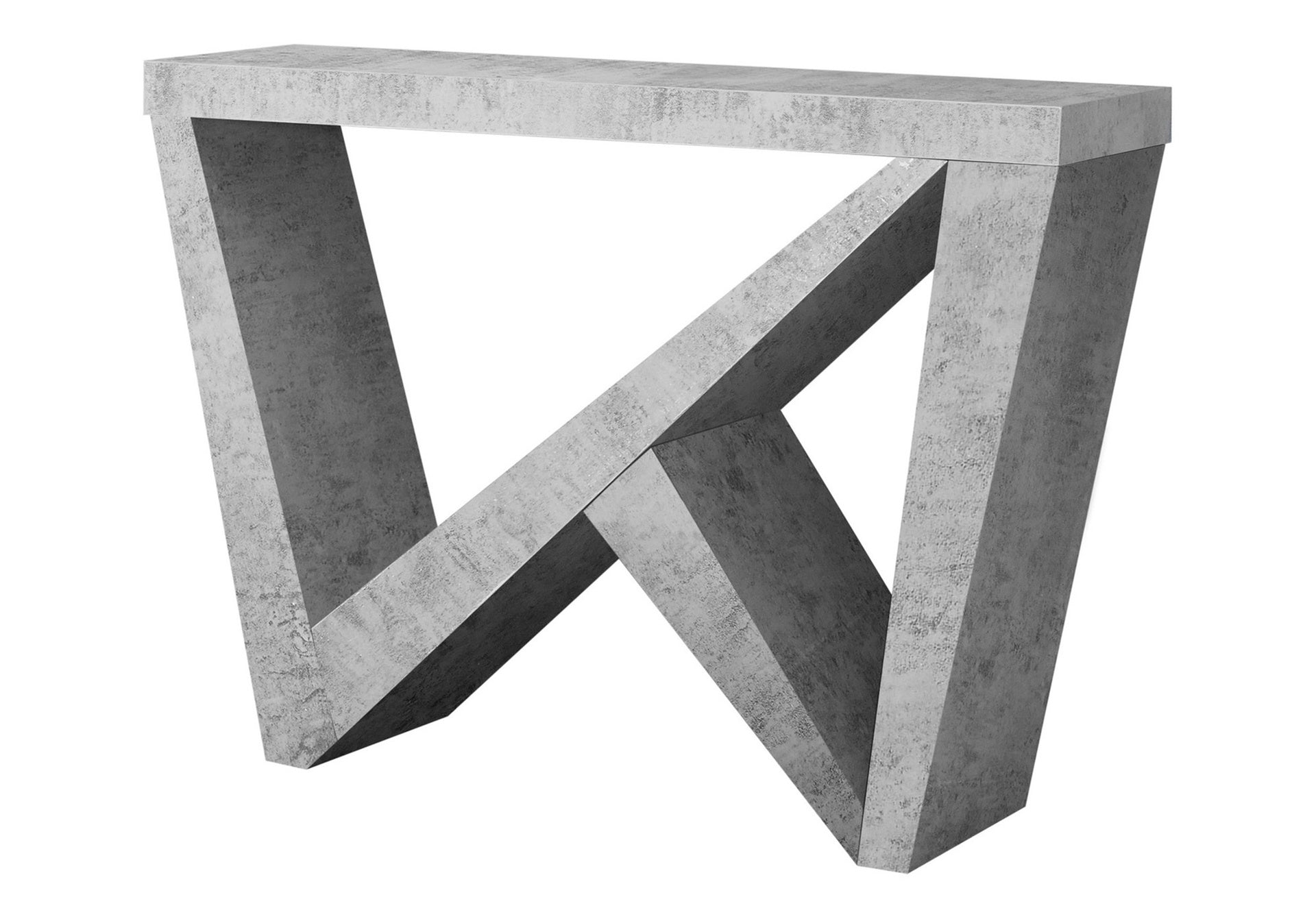 Accent Table, Console, Entryway, Narrow, Sofa, Living Room, Bedroom, Grey Laminate, Contemporary, Modern