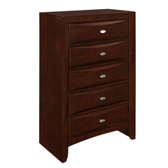 LUCILLE MERLOT 5PC KING BEDROOM SET