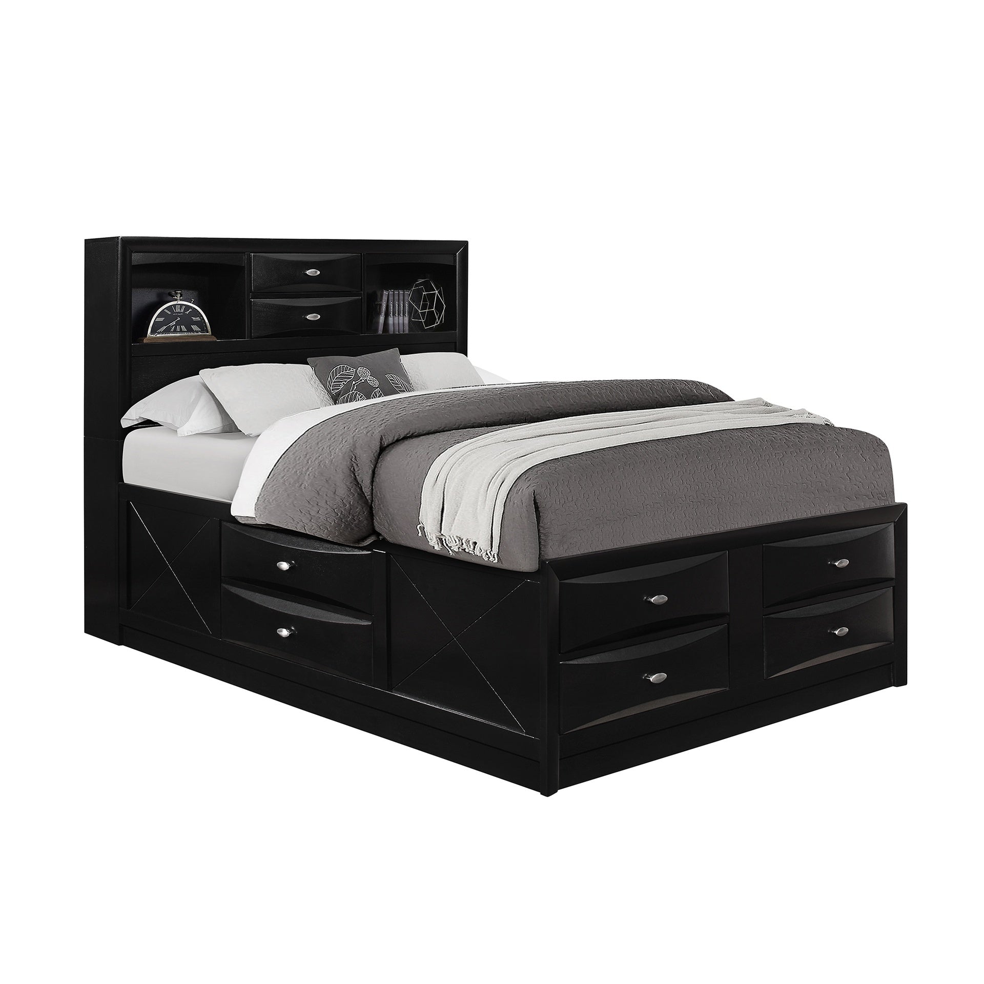 LUCILLE BLACK KING BED