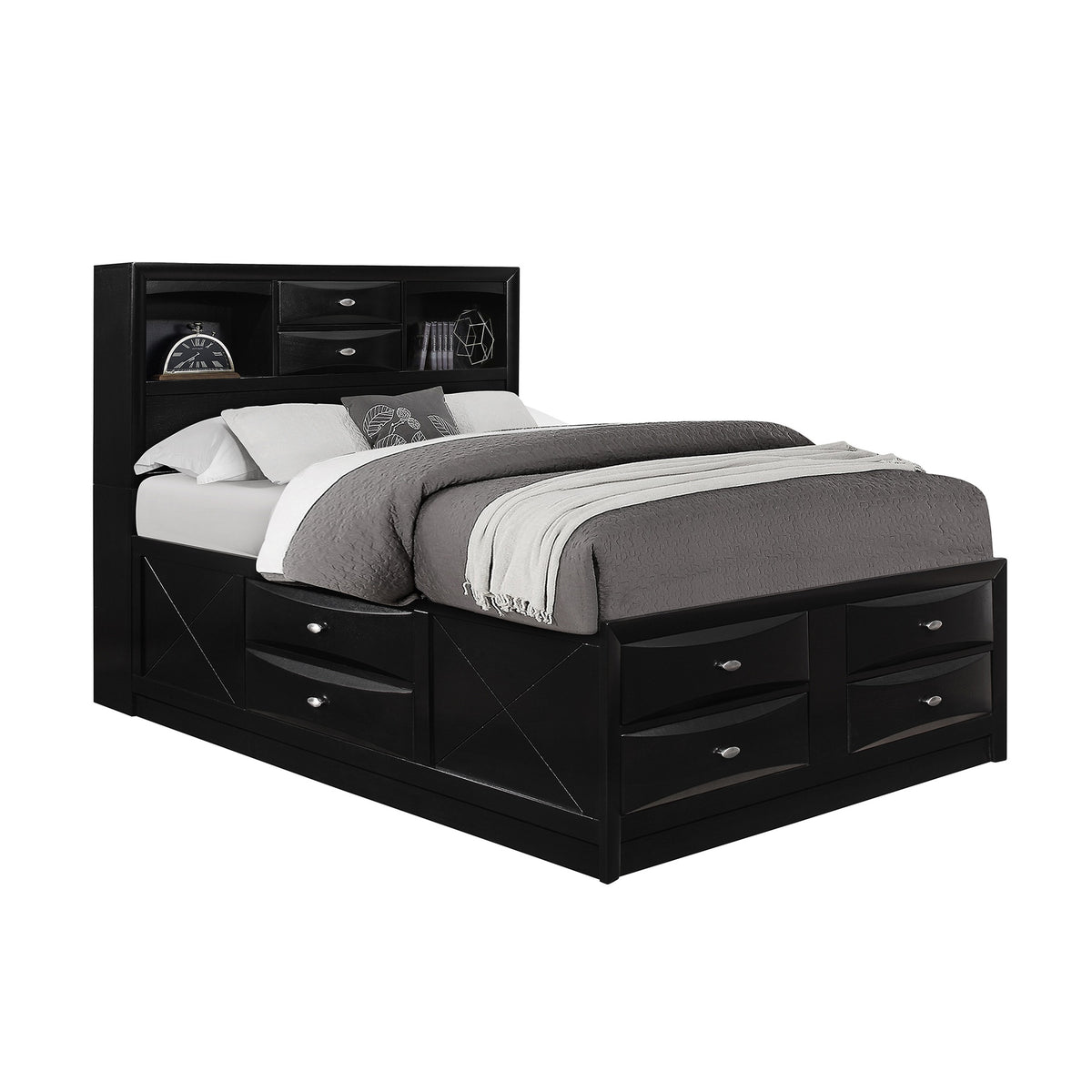 LUCILLE BLACK KING BED