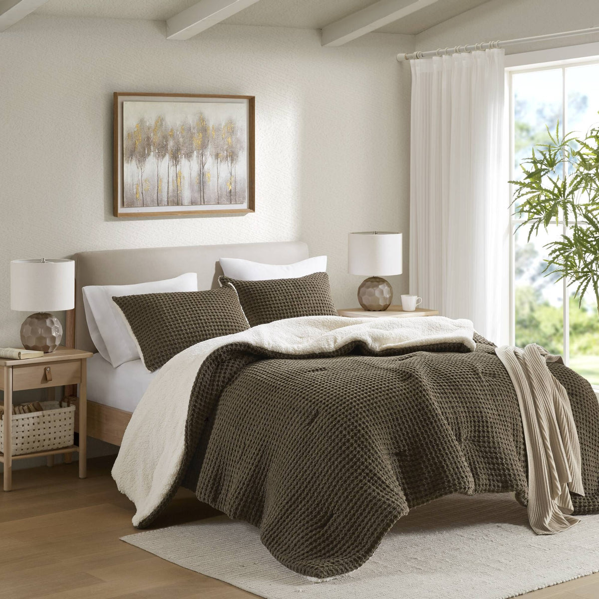 Knit Chenille Comforter Set King