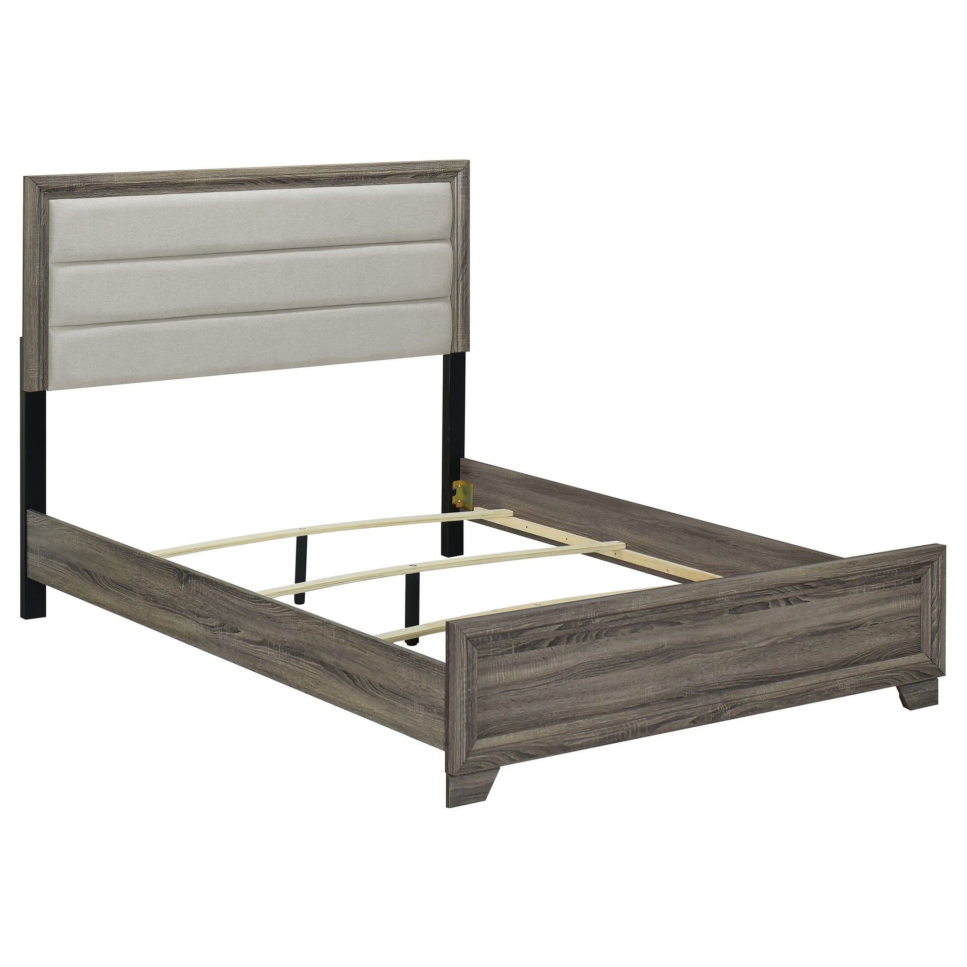 Funston Brown Oak 4-piece Queen Bedroom Set