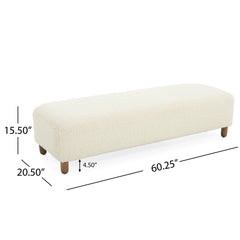 Comfortable Ottoman, White