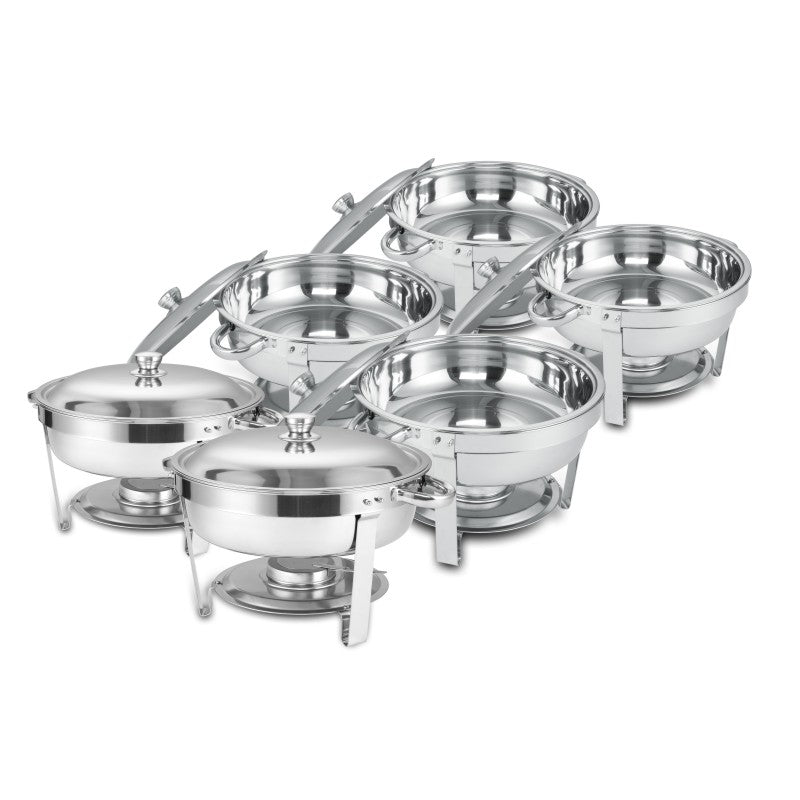 Round Buffet Catering Dish For Home and Outdoor  6 Packs