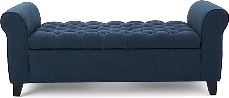 HAYES ARMED STORAGE BENCH