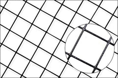 Black Hardware Cloth 5 ft × 50 ft, 19 Gauge 1/2 inch Black PVC Vinyl Coated Welded Wire Fence Supports Poultry Netting Chicken Coop Cover Wire Fencing Black PVC Wire Mesh