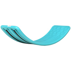 Qaba Kids 32" Balance Board, Wobble Board for Kids / Toddlers, Curvy Rocker Board, Preschool Learning Montessori Waldorf Toy for Ages 3-6 Years Old, Blue