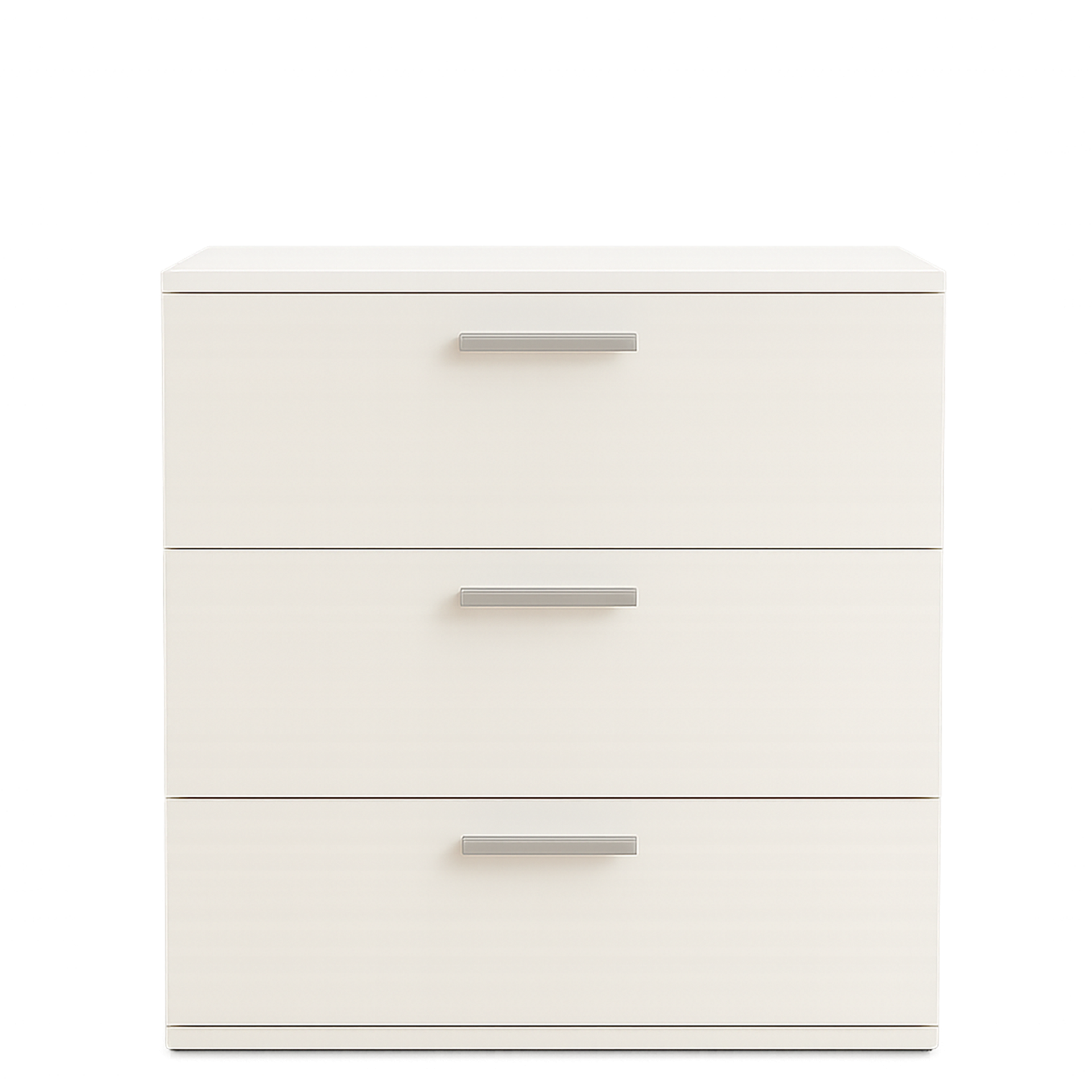 Morgan Three-Drawer Modular Jumbo Chest in White
