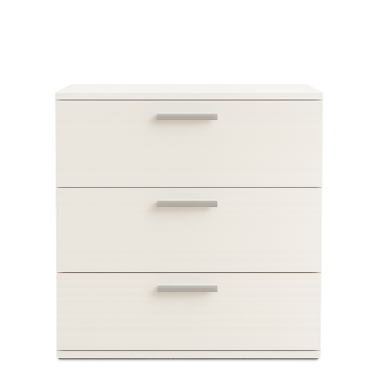 Morgan Three-Drawer Modular Jumbo Chest in White