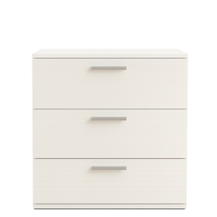 Morgan Three-Drawer Modular Jumbo Chest in White