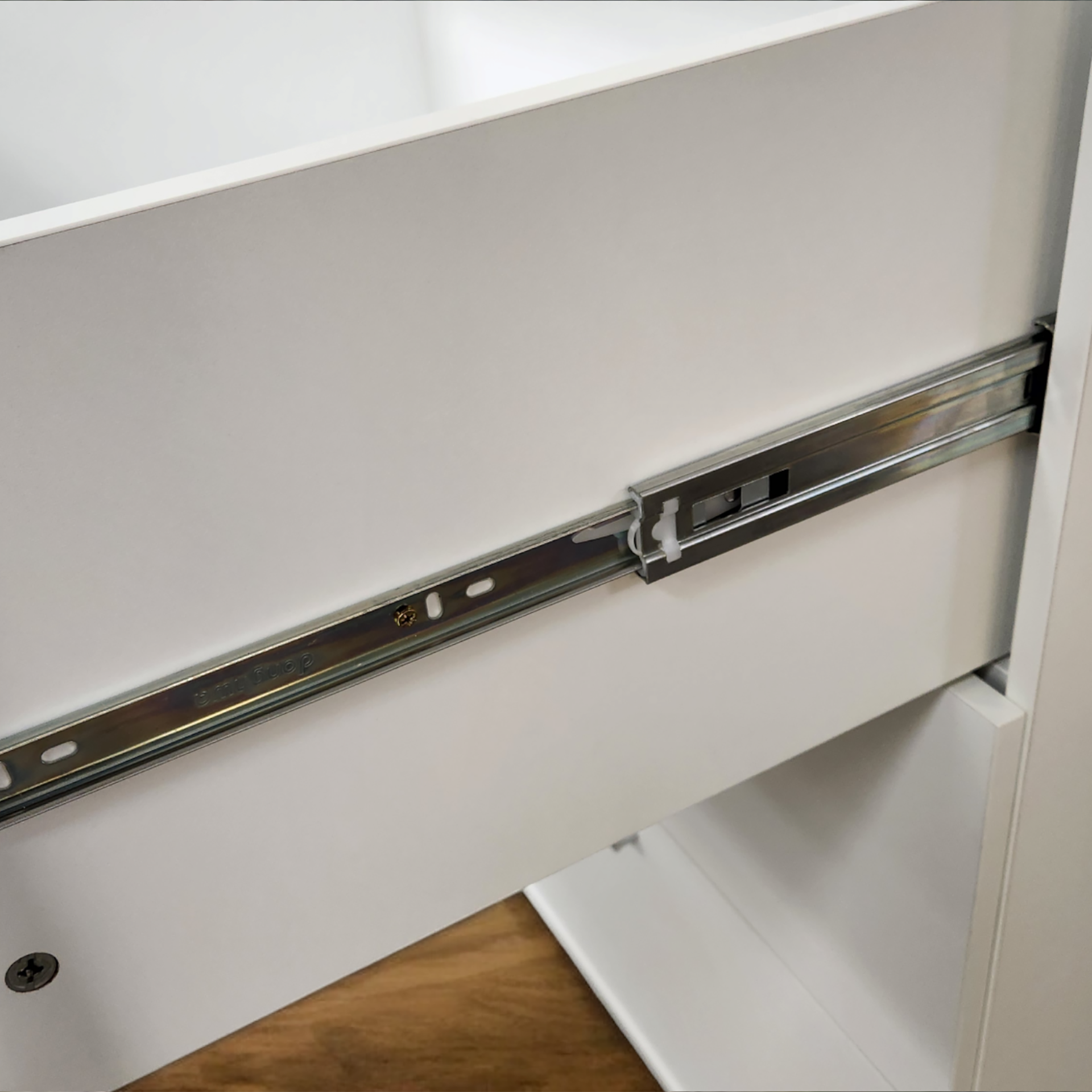 Morgan Three-Drawer Modular Jumbo Chest in White