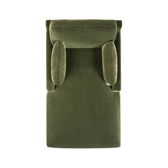 Pasadena Modern Farmhouse Chaise Lounge Chair, Olive Green