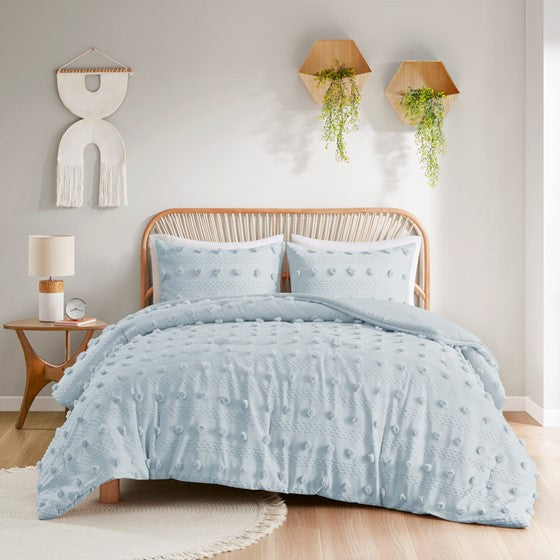 Twin/Twin XL Clip Jacquard Comforter Set