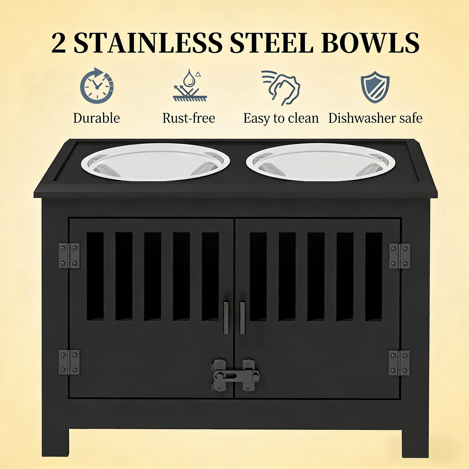 Dog Feeding Station,Dog Food Storage Cabinet