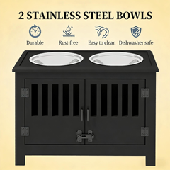 Dog Feeding Station,Dog Food Storage Cabinet