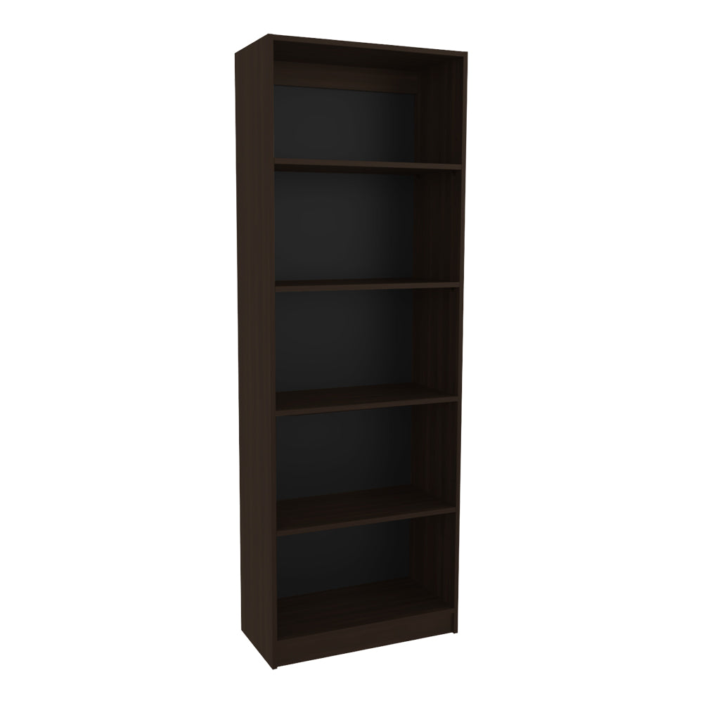 Bookcase 4-Shelves Benzoni, Office, Stained Walnut