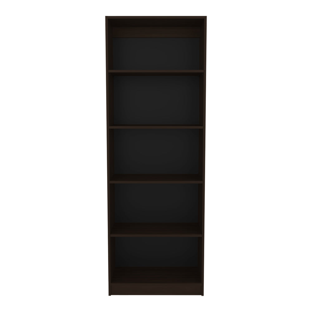 Bookcase 4-Shelves Benzoni, Office, Stained Walnut