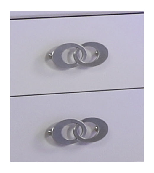 Perla LED Vanity Set Made with Wood in Milky White