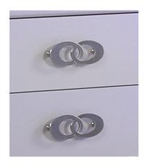 Perla LED Vanity Set Made with Wood in Milky White