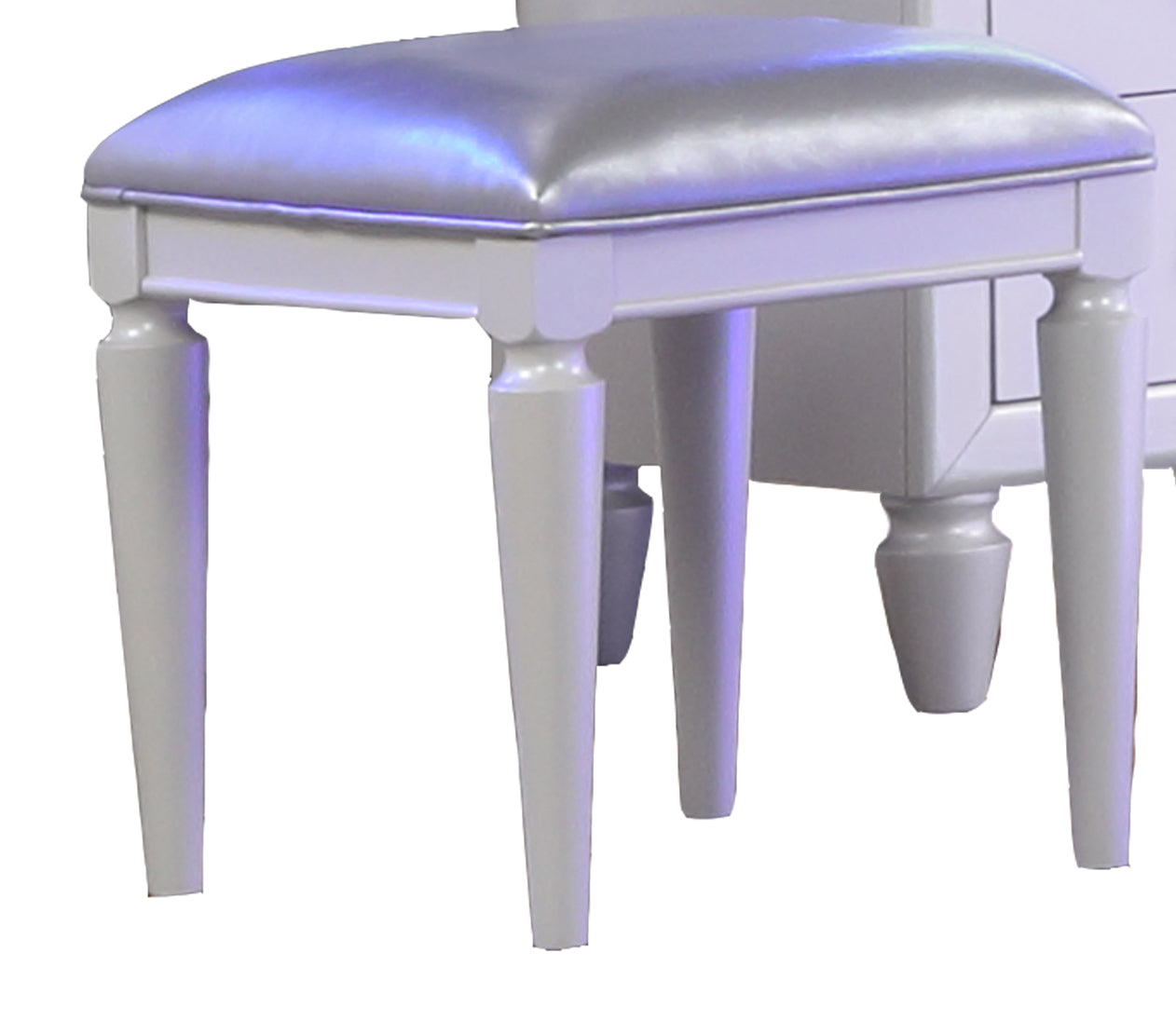Perla LED Vanity Set Made with Wood in Milky White