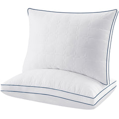 2 Pack Bed Pillows - Standard Size Set of 2, Soft Down Alternative Fill, Supportive for All Sleepers, White