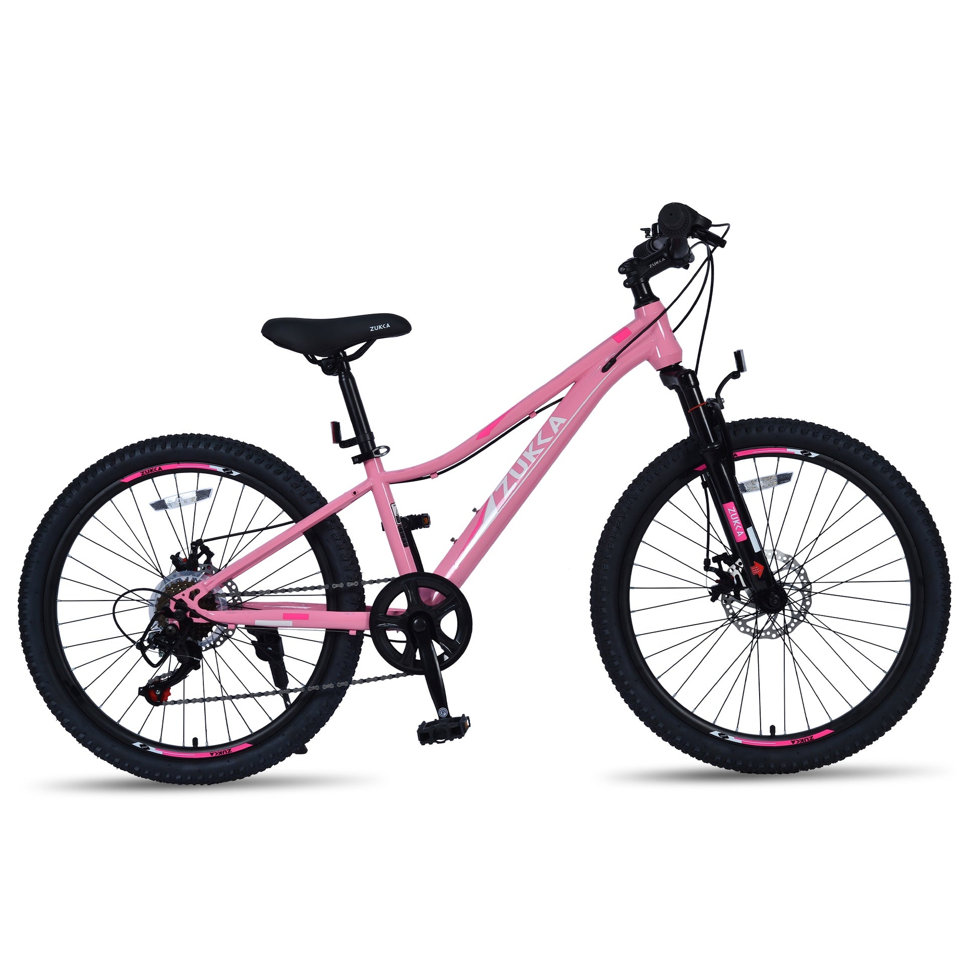 24 Inch 6-Speed Mountain Bike for Kids Boys and Girls