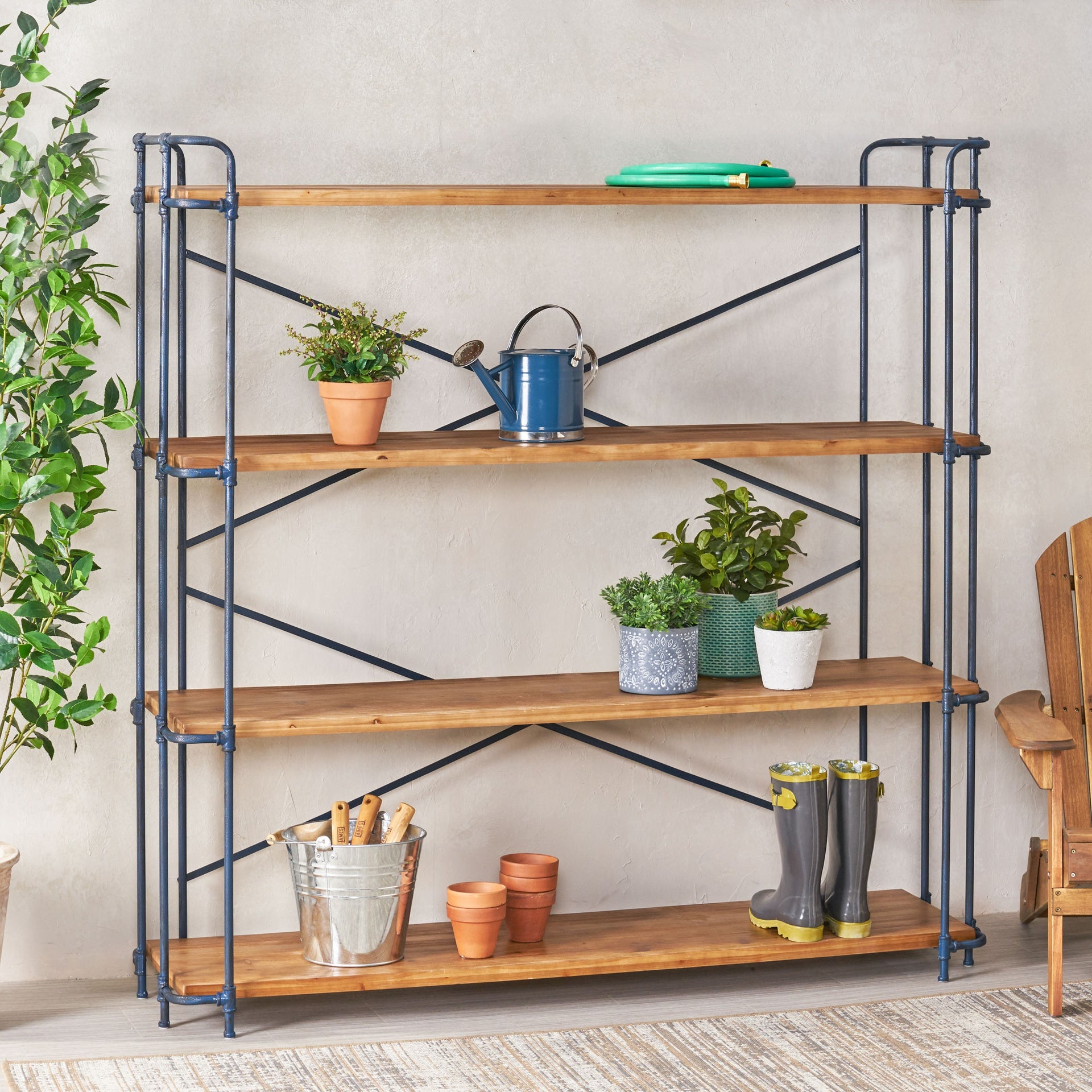 YORKTOWN 4-SHELF BOOKCASE