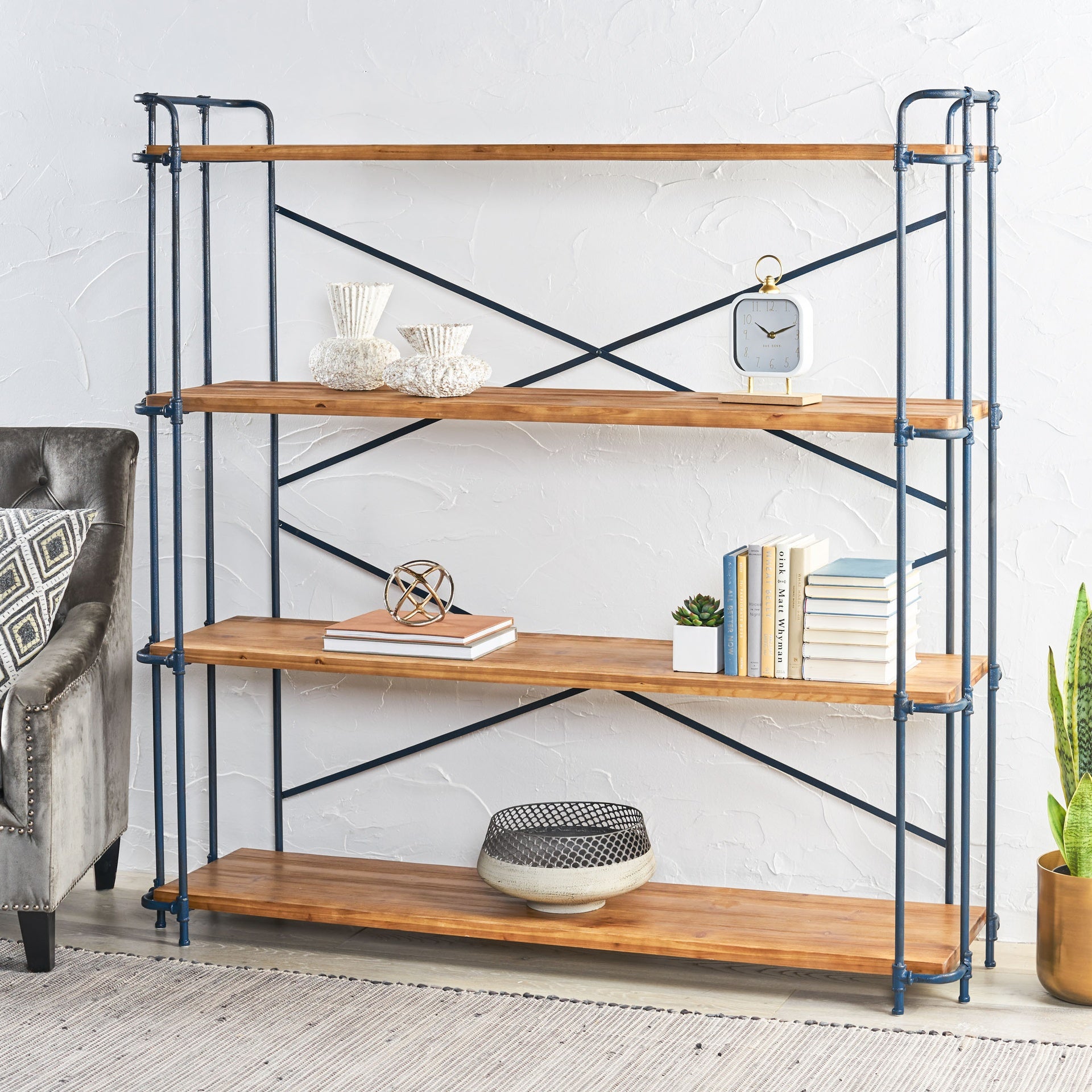 YORKTOWN 4-SHELF BOOKCASE